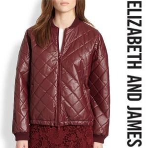 Elizabeth and James Lena Quilted Bomber Jacket